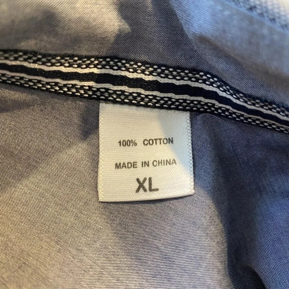 Nantucket Whaler Blue Cotton‎ Long Sleeve Oxford Shirt Mens XL (1069) - Picture 5 of 6